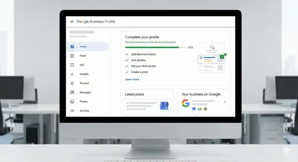 Completed google business profile