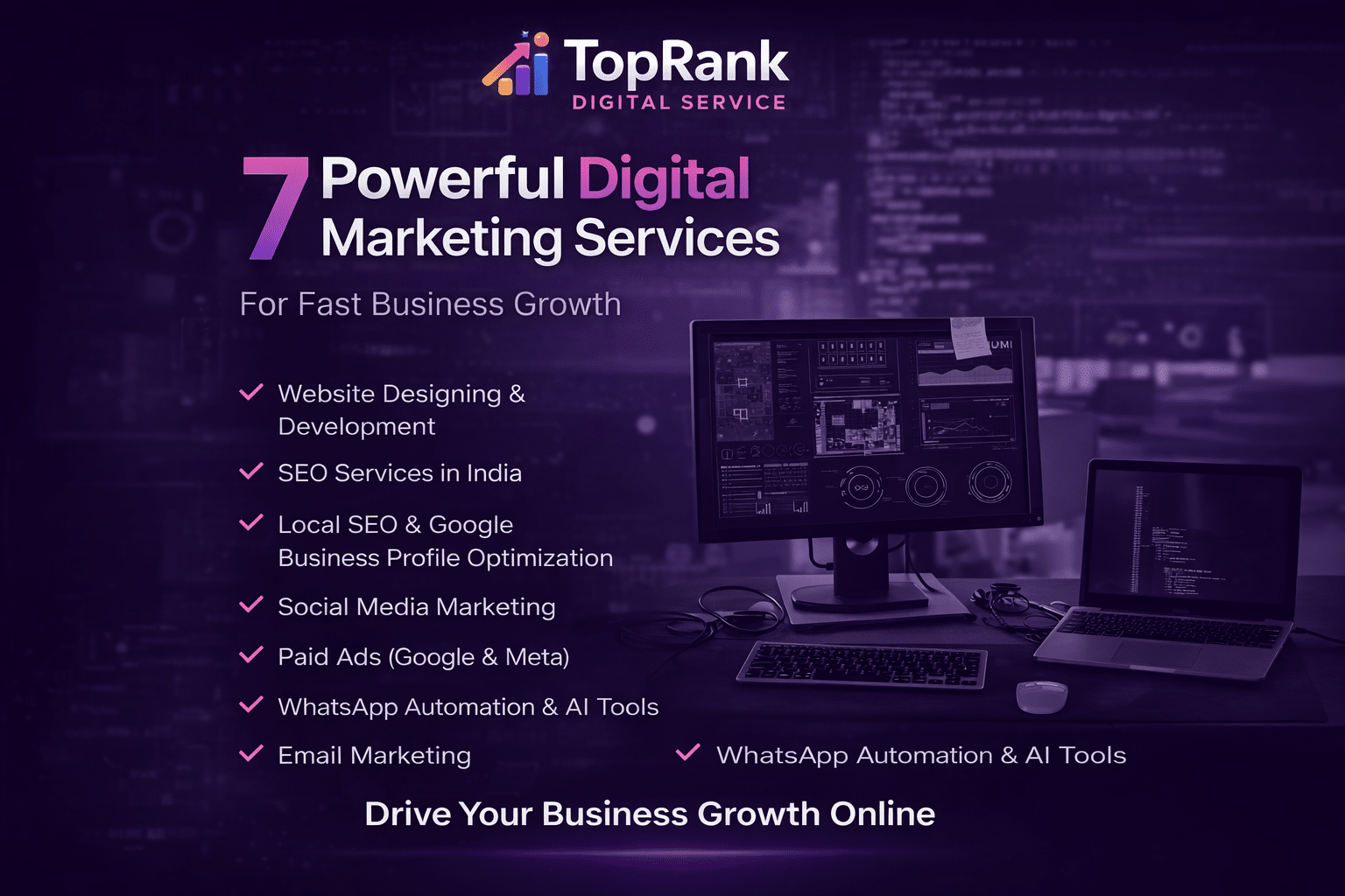 Digital Marketing Services - Best website developer in india